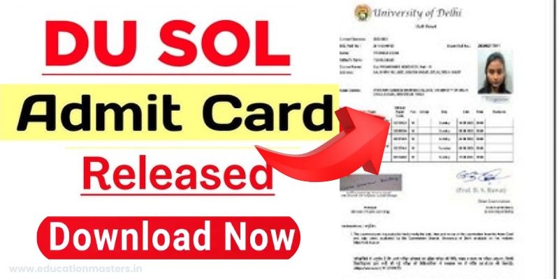 DU SOL Admit Card 2025